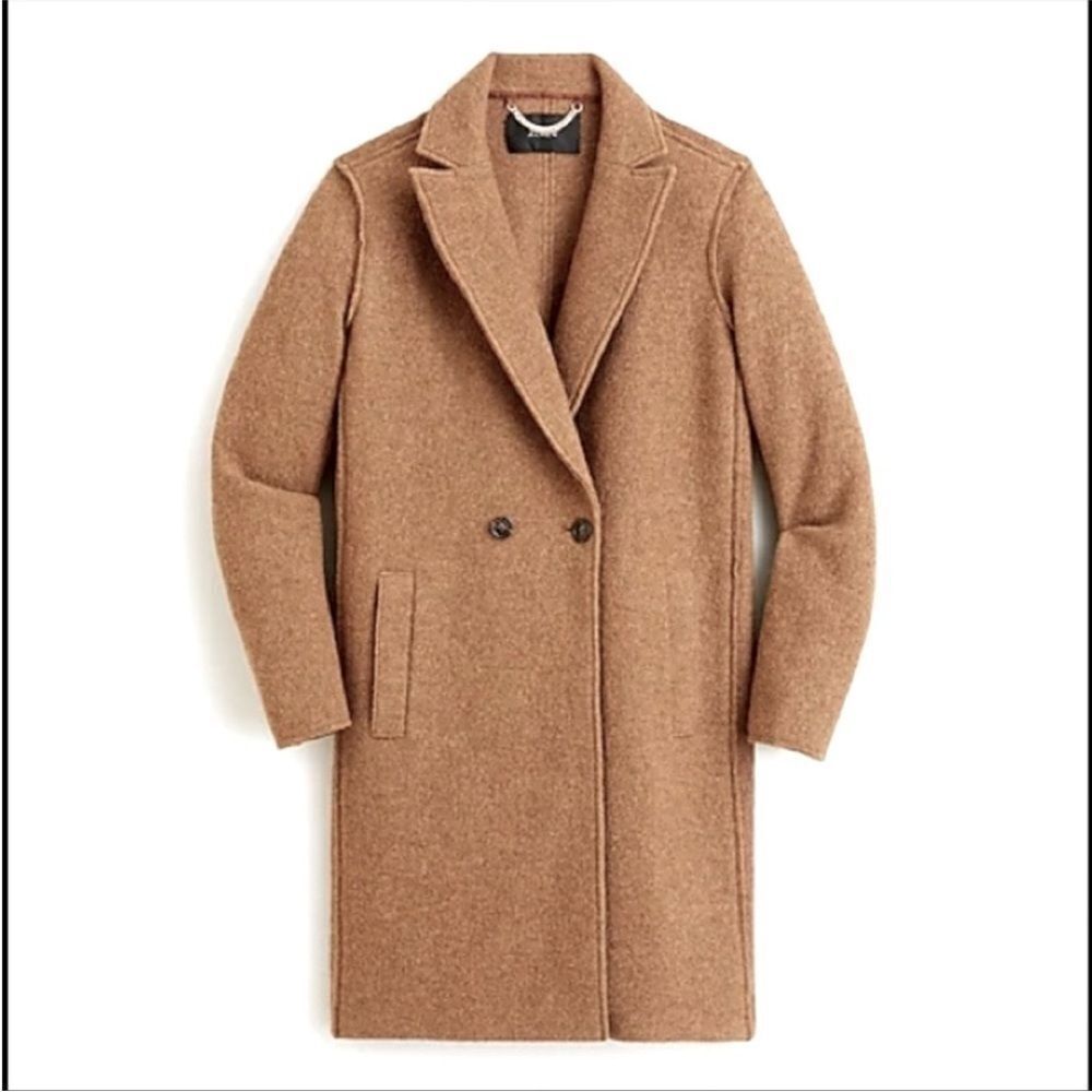 J. Crew Daphne topcoat in Italian boiled wool. Size 14. NWT.